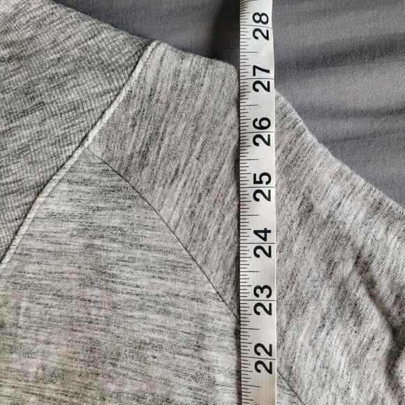 Athleta Nirvana Wear Two Ways Wrap Gray Heather Cardigan Sweater Size Small - Picture 5 of 6